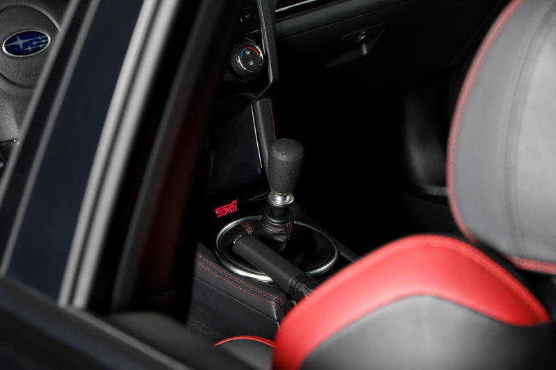 GrimmSpeed Shift Knob Stainless Steel - Subaru 5 Speed and 6 Speed Manual Transmission - Black.