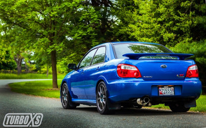 Turbo XS 02-07 WRX-STi Catback Exhaust Polished Tips.