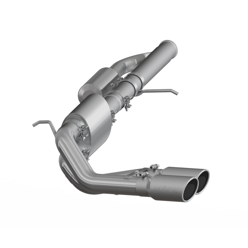 MBRP 09+ Chevrolet Silverado 1500 4.3L 3in Pre-Axle Dual Outlet Cat Back - T409.
