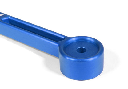 Perrin 93-21 Subaru Impreza / 02-21 WRX / 04-21 STI Battery Tie Down - Blue.