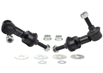 Whiteline 5/05+ Ford Focus / 04+ Mazda 3 BK Rear Swaybar Link Kit H/Duty Adj Steel Ball.