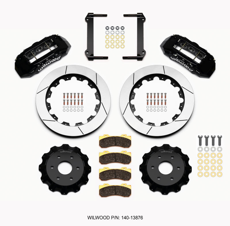 Wilwood TX6R Front Kit 16.00in Black 1999-2014 GM Truck/SUV 1500.