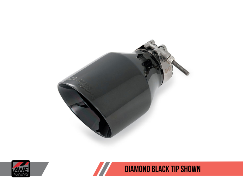 AWE Tuning VW MK7 Golf 1.8T Track Edition Exhaust w/Diamond Black Tips (90mm).