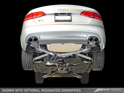 AWE Tuning Touring Catback Exhaust - Diamond Black 102MM Tips | 3010-43012
