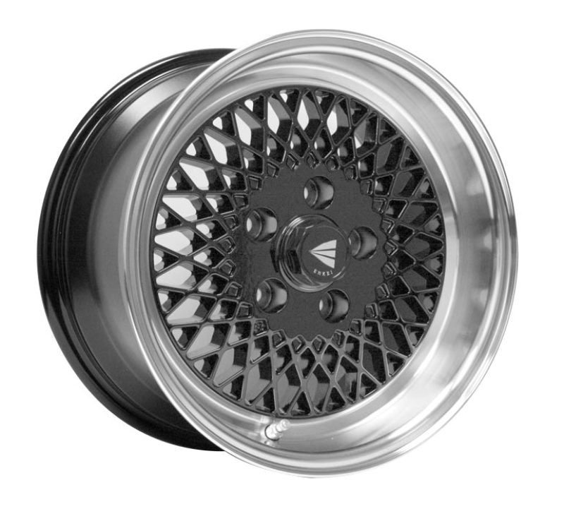 Enkei92 Classic Line 15x7 38mm Offset 5x114.3 Bolt Pattern Black Wheel.