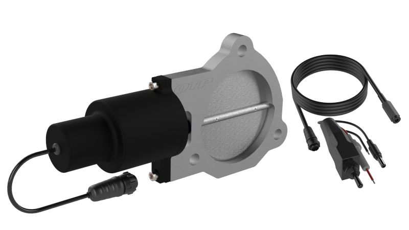 QTP 3.5in Bolt-On QTEC Electric Cutout Valve - Single.