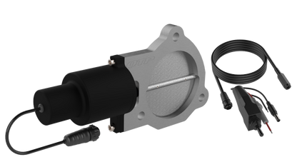 QTP 3.5in Bolt-On QTEC Electric Cutout Valve - Single.