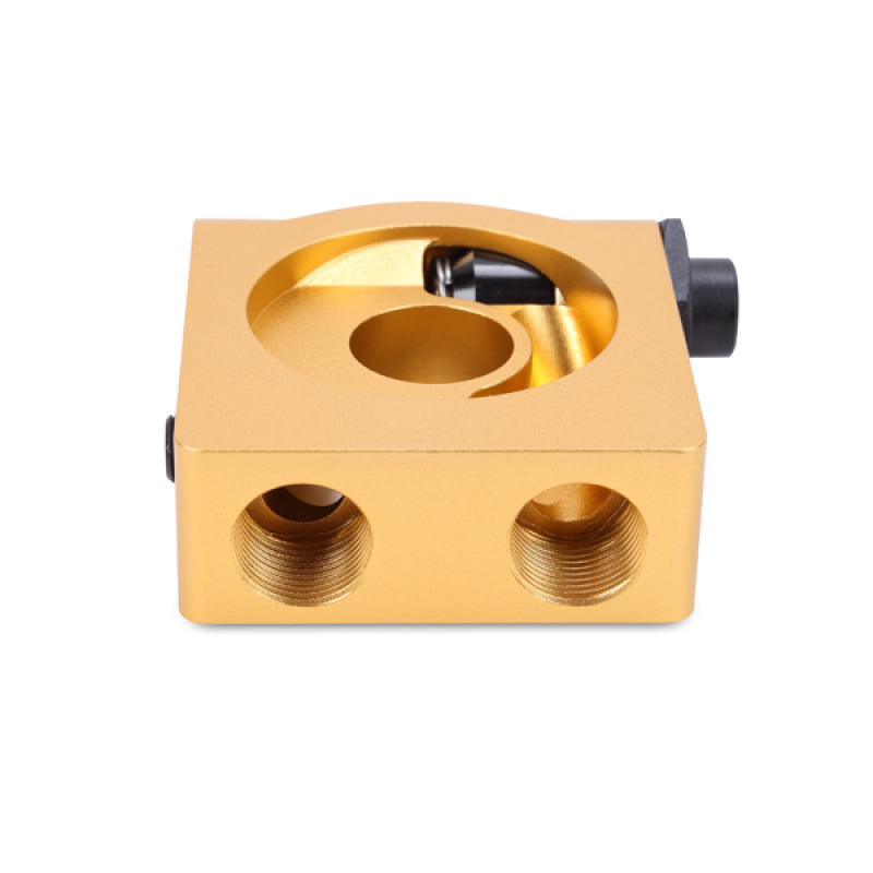 Mishimoto Oil Sandwich Plate w/ Rear-Mounted Thermostat.