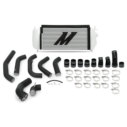 Mishimoto 15-16 Ford F-150 EcoBoost 3.5L Silver Performance Intercooler Kit w/ Black Pipes.