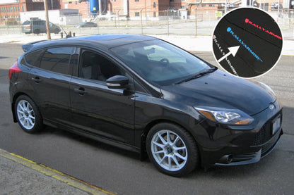 Rally Armor 13+ Ford Focus ST Black Mud Flap w/ Grey Logo.