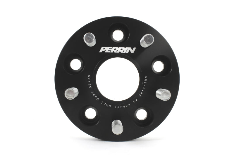 Perrin 17-18 Honda Civic Type R 64.1mm Hub 5x120 27mm Wheel Spacers (One Pair).