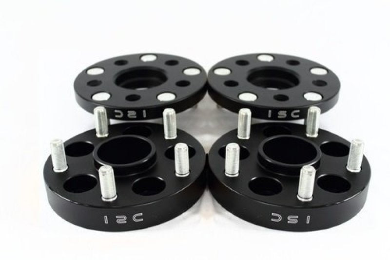 ISC Suspension 5x114.3 Hub Centric Wheel Spacers 20mm Black (Pair).