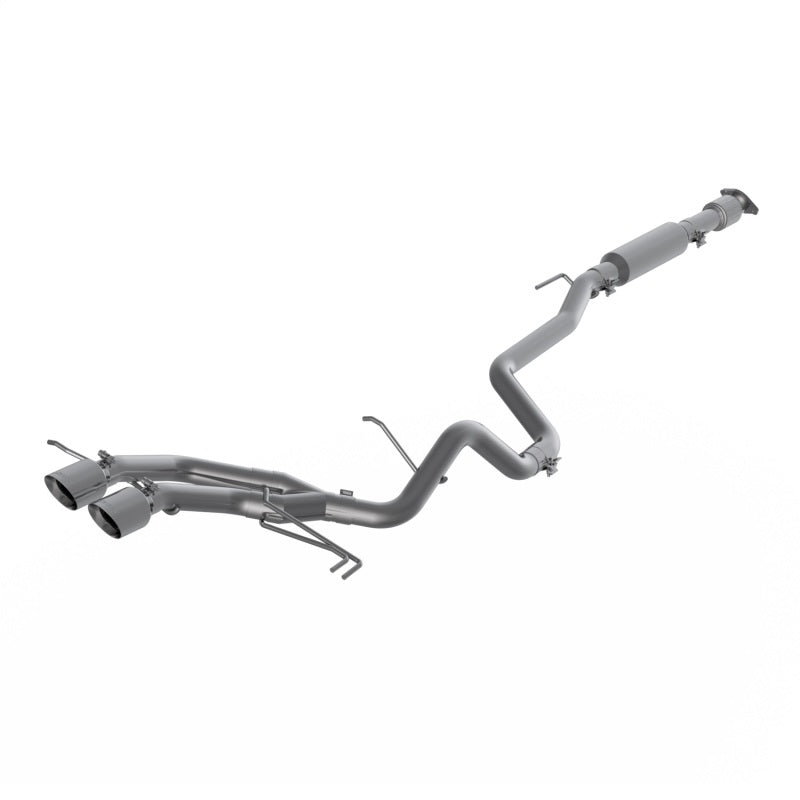 MBRP 13-18 Hyundai Veloster Turbo 2.5in T304 w/ 4in. OD Tips - Cat Back Dual Exit.