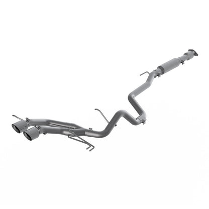 MBRP 13-18 Hyundai Veloster Turbo 2.5in T304 w/ 4in. OD Tips - Cat Back Dual Exit.