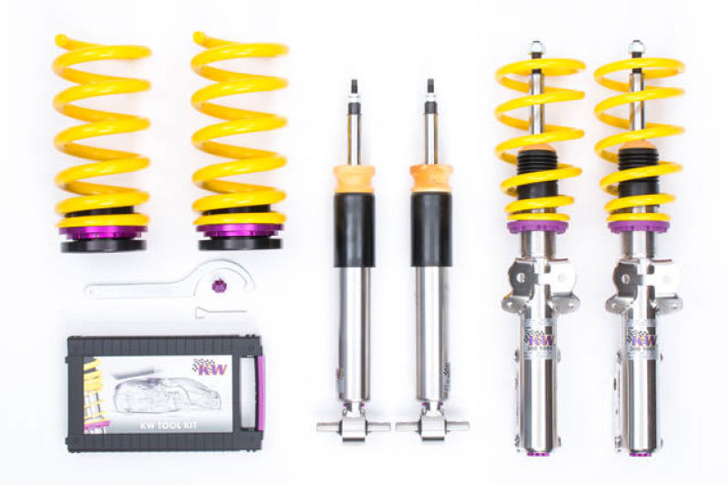 KW Coilover Kit V3 2015 Ford Mustang Coupe + Convertible; excl. Shelby GT500.