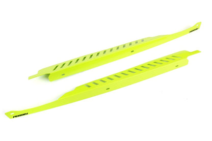 Perrin 11-14 Subaru WRX/STI Fender Shroud Set - Neon Yellow.