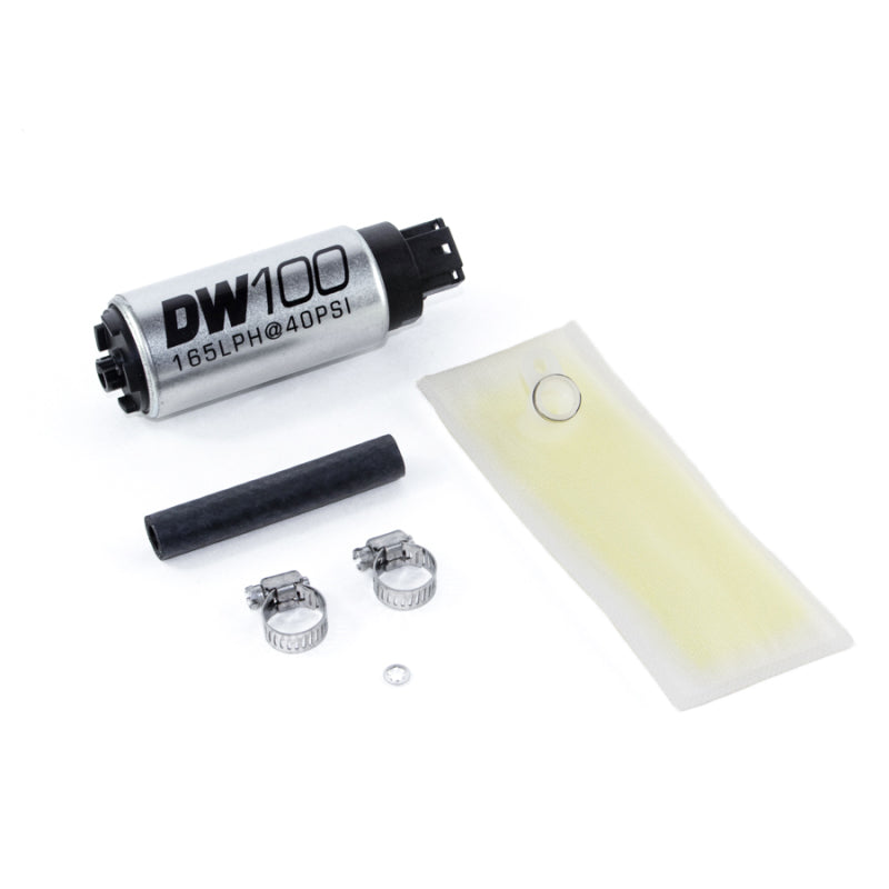 DeatschWerks 165 LPH In-Tank Fuel Pump w/ 94-01 Integra/ 92-00 Civic Install Kit.