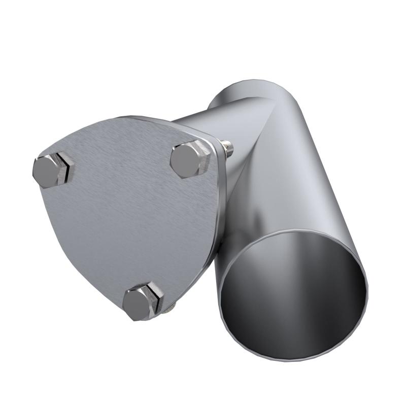 QTP 3in Weld-On QTEC Exhaust Cutout Y-Pipe.
