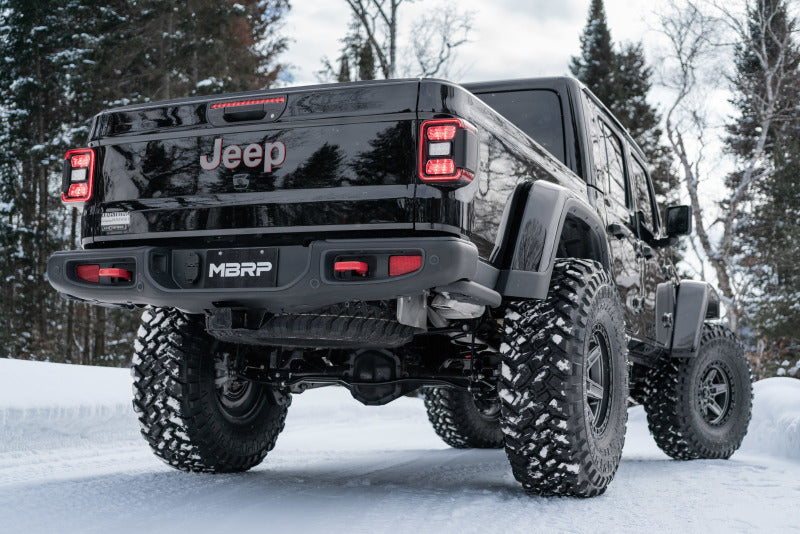 MBRP 2021+ JEEP Gladiator JT 3.0L EcoDiesel XP Series T304SS 3in Filter Back w/ Rear Turn Down.
