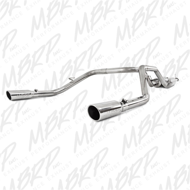 MBRP 2009-2010 Toyota Tundra 5.7L EC-Std. & SB/CC-SB Cat Back Dual Split Rear.
