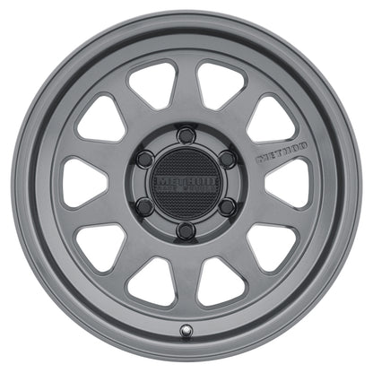 Method MR316 17x8.5 0mm Offset 6x5.5 106.25mm CB Gloss Titanium Wheel.