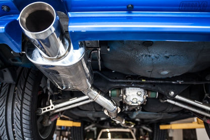 Turbo XS 04-08 Forester XT Axle Back 4in Polished Stainless Tip Muffler.
