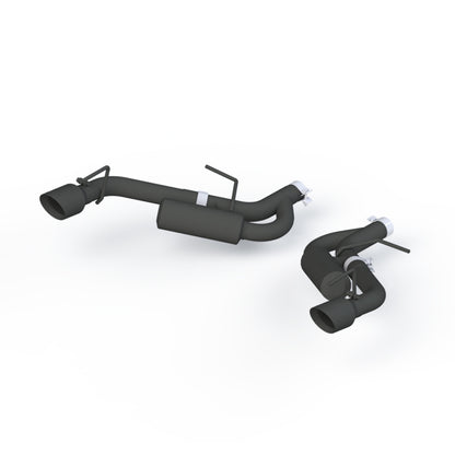 MBRP 16-19 Chevrolet Camaro 2.5in Black Coated Non NPP Axle Back Exhaust System - 4in Dual Wall Tips.
