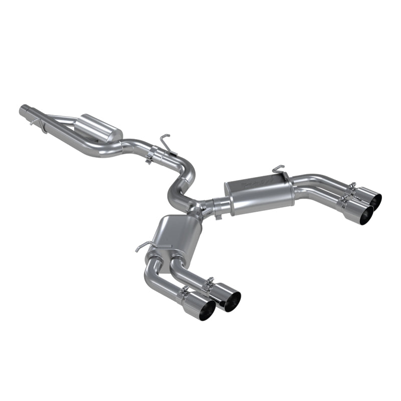 MBRP 15-18 Audi S3 304SS 3in Quad Split Rear Exit C/B System.