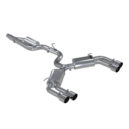MBRP 15-18 Audi S3 304SS 3in Quad Split Rear Exit C/B System.
