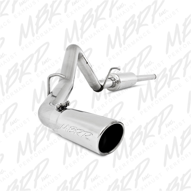 MBRP 14 Chevy/GMC 1500 Silverado/Sierra 4.3L V6/5.3L V8 Single Side Exit T409 3in Cat Back Exhaust.