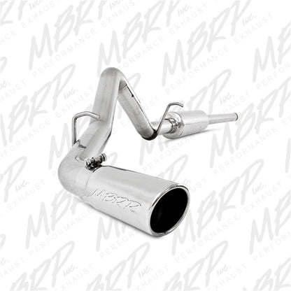 MBRP 14 Chevy/GMC 1500 Silverado/Sierra 4.3L V6/5.3L V8 Single Side Exit T409 3in Cat Back Exhaust.