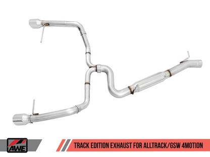 AWE Tuning Track Catback Exhaust - Polished Tips | 3020-32044