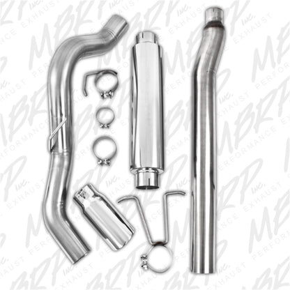 MBRP 11-13 Ford F-250/350/450 6.2L V8 Gas 4in Cat Back Single Side T409 Exhaust System.