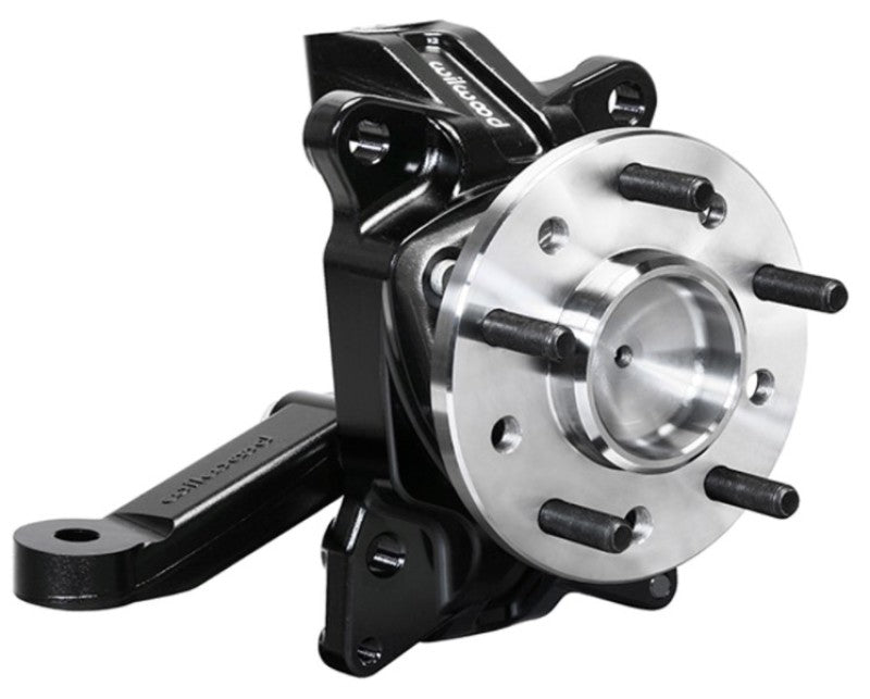 Wilwood Spindle Kit Pair w/ Hub & Steering Arm 71-87C10 Pickup 2.50in Drop.