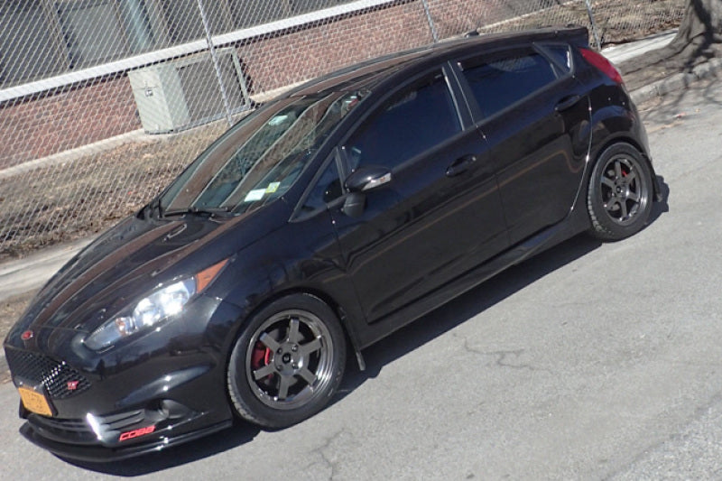 Rally Armor 13+ Ford Fiesta ST Black Mud Flap w/ Grey Logo.