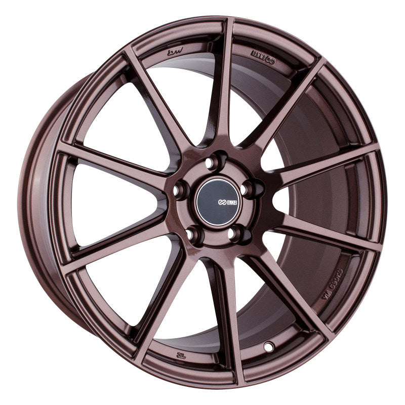 Enkei TS10 18x9.5 35mm Offset 5x114.3 Bolt Pattern 72.6mm Bore Dia Copper Wheel.