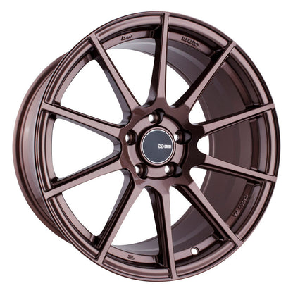 Enkei TS10 18x9.5 35mm Offset 5x114.3 Bolt Pattern 72.6mm Bore Dia Copper Wheel.