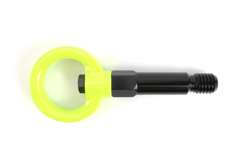 Perrin 2020 Toyota Supra Tow Hook Kit (Rear) - Neon Yellow.