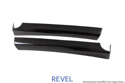 Revel GT Dry Carbon Door Trim (Front Left & Right) Tesla Model 3 - 2 Pieces.