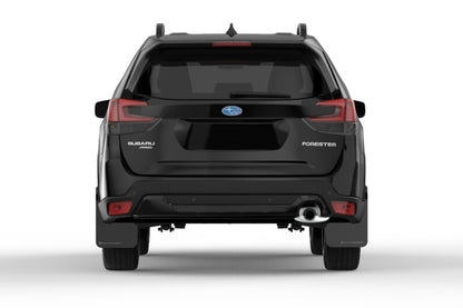 Rally Armor 2019 Subaru Forester UR Black Mud Flap w/ Grey Logo.