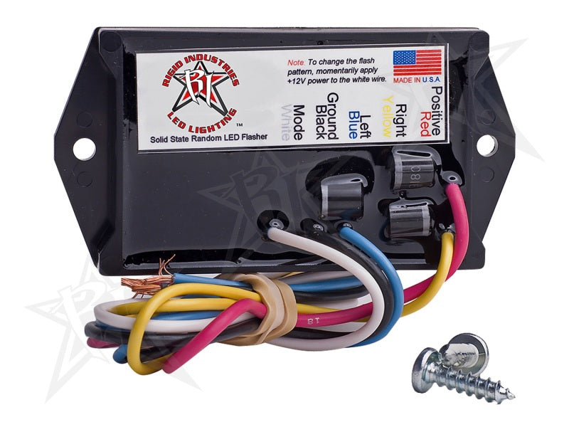 Rigid Industries 6 Amp LED Flasher - 2 Output - 12 Volt.