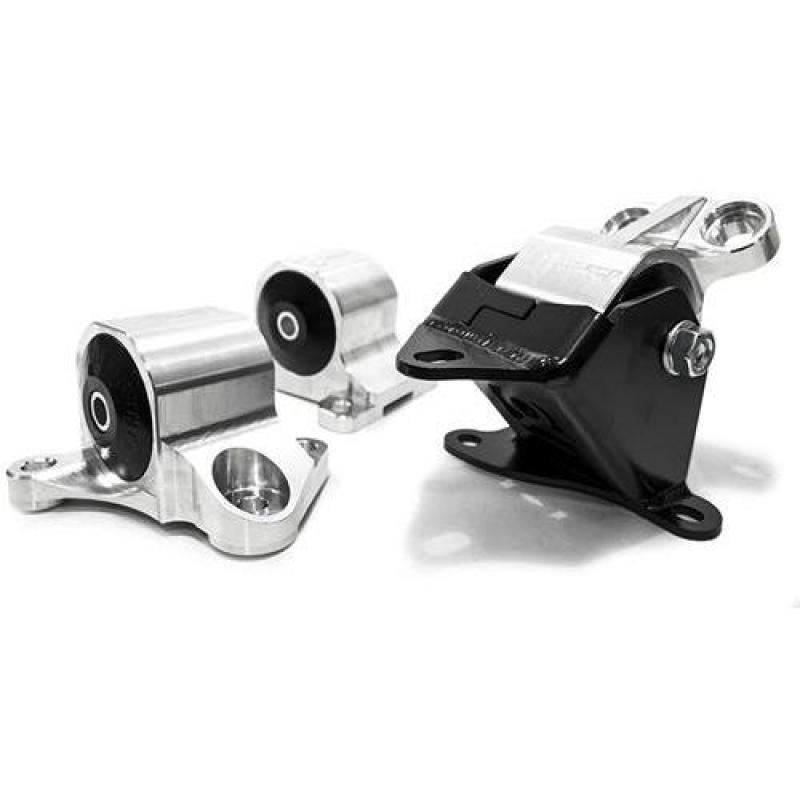 Innovative 96-00 Civic B/D Series Silver Aluminum Mounts 95A Bushings (2 Bolt).