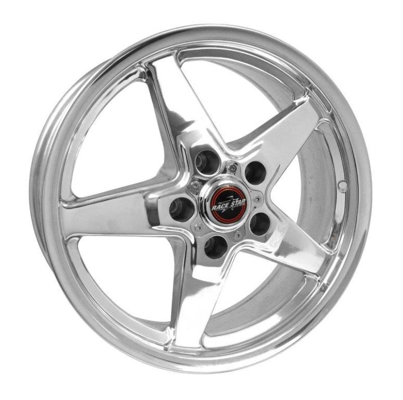 Race Star 92 Drag Star 17x7.00 5x4.50bc 4.25bs Direct Drill Polished Wheel.