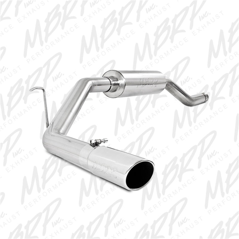 MBRP 00-06 Toyota Tundra All 4.7L Models Resonator Back Single Side Exit Aluminized Exhaust System.