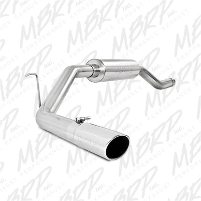 MBRP 00-06 Toyota Tundra All 4.7L Models Resonator Back Single Side Exit Aluminized Exhaust System.