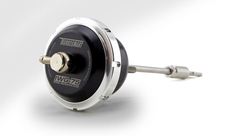 Turbosmart IWG75 2.3L EcoBoost Ford Mustang 12 PSI Black Internal Wastegate Actuator.