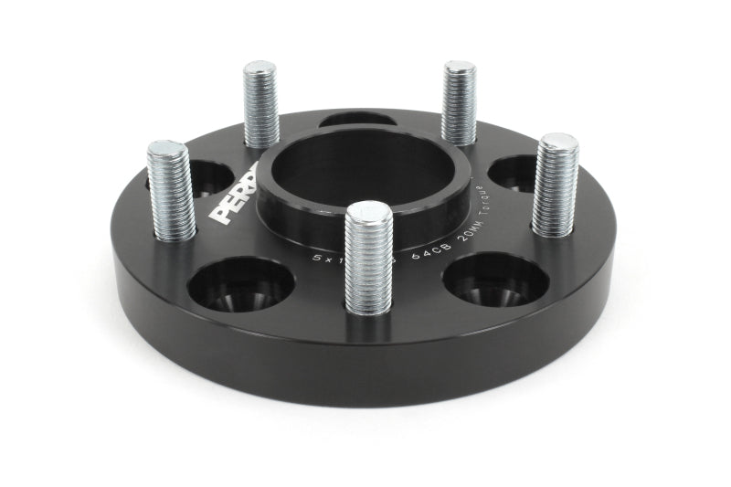 Perrin 17-18 Honda Civic Si 64.1mm Hub 5x114.3 20mm Wheel Spacers (One Pair).