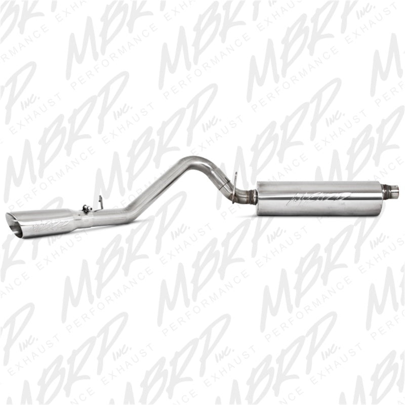 MBRP 1997-1999 Jeep Wrangler (TJ) Inline-4 2.5L Inline-6 4.0L Cat Back Single.
