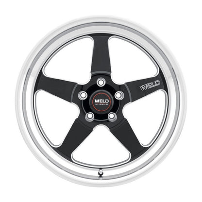 Weld S155 18x5 Ventura Drag 5x120 ET-23 BS2.1 Gloss BLK MIL DIA 78.1.
