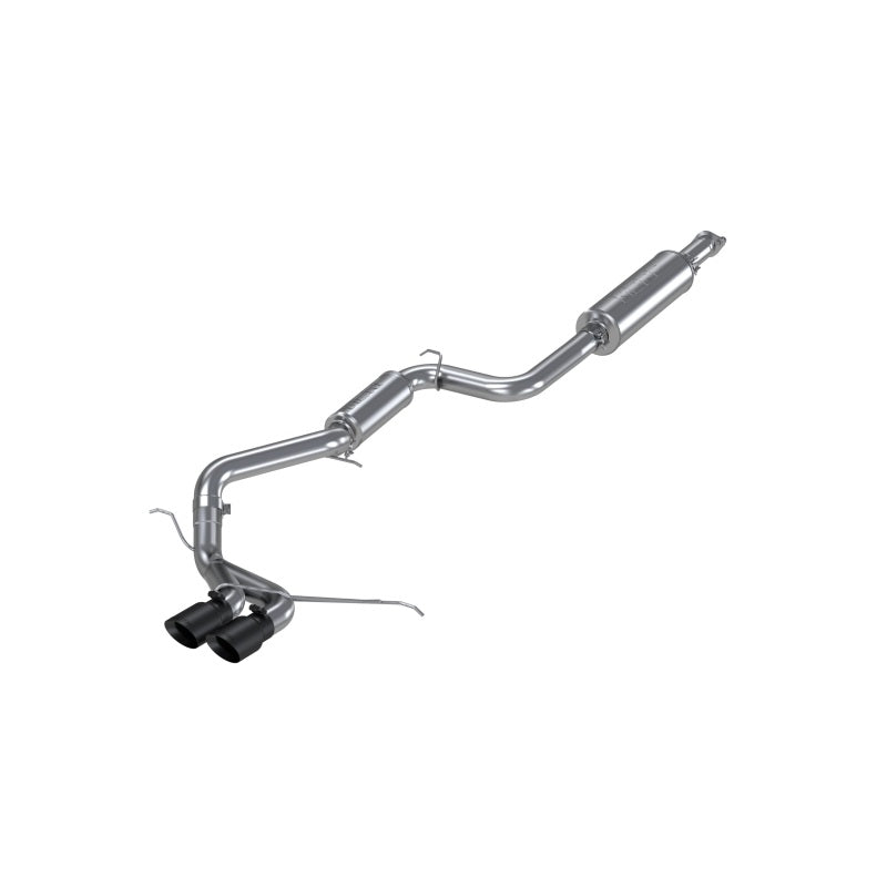 MBRP 13-17 Ford Focus ST 2.0L EcoBoost Dual Center Outlet T409 3in Cat Back w/ Black Tips.